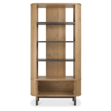 Luma Rustic Oak & Peppercorn Open Display Unit Luma Rustic Oak & Peppercorn Open Display Unit