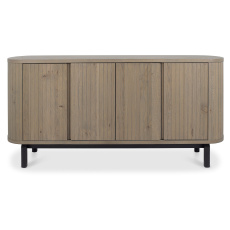 Luma Grey Oiled Oak & Peppercorn Wide Sideboard Luma Grey Oiled Oak & Peppercorn Wide Sideboard