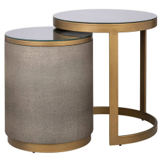 Bloomford End Table Nest (Including Glass Tops) by Richmond Interiors Bloomford End Table Nest (Including Glass Tops) by Richmond Interiors