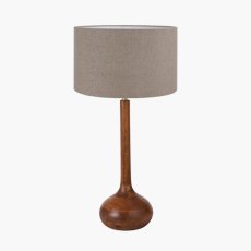 Toma Oiled Wood Tall Neck Table Lamp Toma Oiled Wood Tall Neck Table Lamp