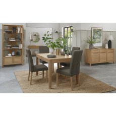 Chester Oak 4-6 Extending Dining Table (140-185cm) by Bentley Designs Chester Oak 4-6 Extending Dining Table (140-185cm) by Bentley Designs