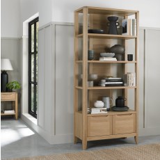 Chester Oak Open Display Unit by Bentley Designs Chester Oak Open Display Unit by Bentley Designs