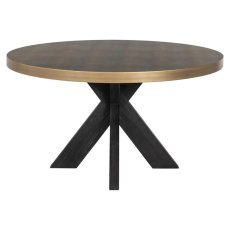 Bloomford 140cm Round Dining Table (with Glass Top) by Richmond Interiors Bloomford 140cm Round Dining Table (with Glass Top) by Richmond Interiors