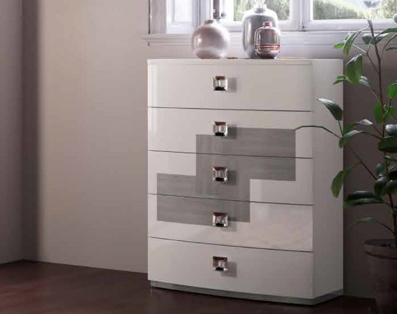 Kate 5 Drawer Tall Chest by Euro Designs Kate 5 Drawer Tall Chest by Euro Designs