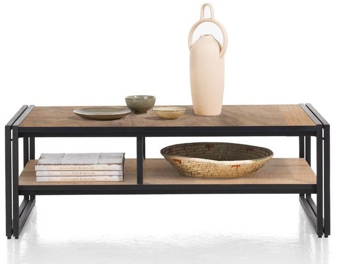 Avalon Coffee Table with 2 Niches by Habufa