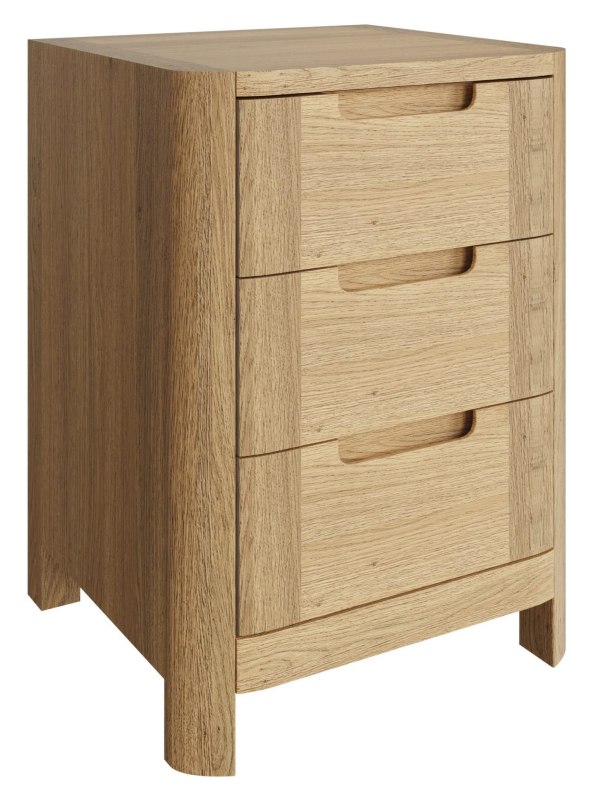Luna Bedside Chest of 3 Drawers by TCH