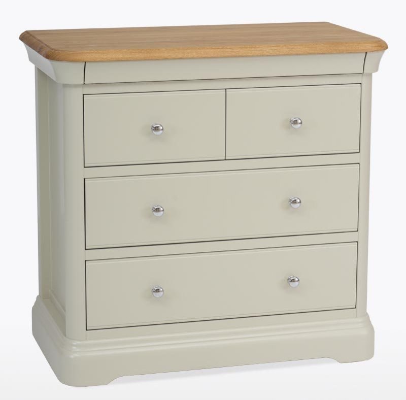 Cromby Chest of 4 Drawers (2+2) by TCH