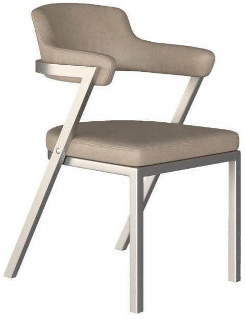 Freya Dining Chair by HND (Taupe Faux Leather) Freya Dining Chair by HND (Taupe Faux Leather)