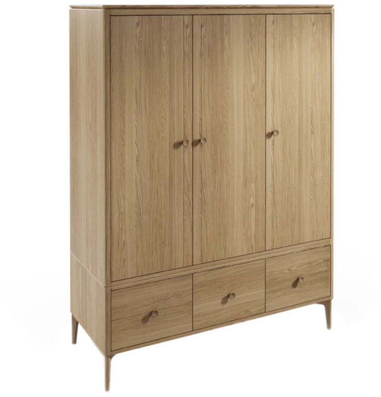 Hadley 3 Door Wardrobe by Vida Living Hadley 3 Door Wardrobe by Vida Living