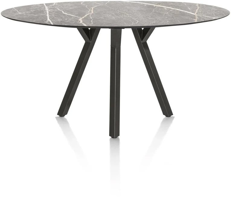 Minato 210 x 105cm Ellipse Bar Table (Light Grey Finish) by Habufa Minato 210 x 105cm Ellipse Bar Table (Light Grey Finish) by Habufa