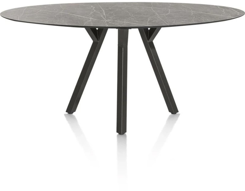 Minato 240 x 110cm Ellipse Bar Table (Light Grey Finish) by Habufa Minato 240 x 110cm Ellipse Bar Table (Light Grey Finish) by Habufa