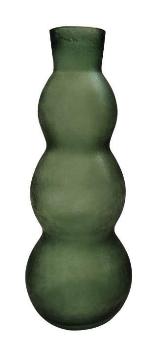 40cm Cracked Green Frost Bubble Vase 40cm Cracked Green Frost Bubble Vase