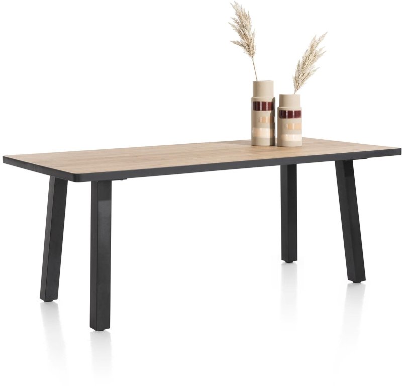 Avalox 140 x 98cm Fixed Dining Table by Habufa Avalox 140 x 98cm Fixed Dining Table by Habufa