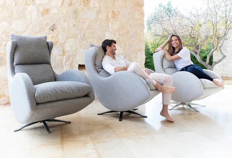 Lenny XXL Swivel & Rocking Chair by Fama Lenny XXL Swivel & Rocking Chair by Fama