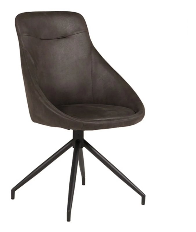 Hendrix Dining Chair (Brown Microfibre) by Vida Living Hendrix Dining Chair (Brown Microfibre) by Vida Living