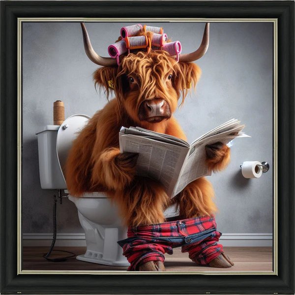 Highland Cow Tartan Trousers Highland Cow Tartan Trousers