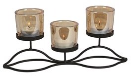 3 Tealight Holder 29cm 3 Tealight Holder 29cm