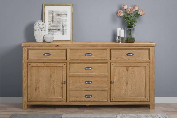 Queensbury Oak Extra Large Sideboard Queensbury Oak Extra Large Sideboard