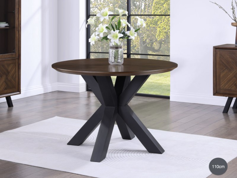 Sierra 110cm Round Dining Table Sierra 110cm Round Dining Table