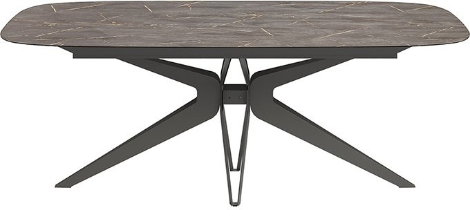Hexagon 200 x 120cm Fixed Dining Table by Status of Italy Hexagon 200 x 120cm Fixed Dining Table by Status of Italy