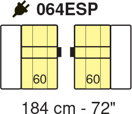 Tuniz 2 Seater 184cm Sofa (with Electric Recliners) by Marinelli Home Tuniz 2 Seater 184cm Sofa (with Electric Recliners) by Marinelli Home