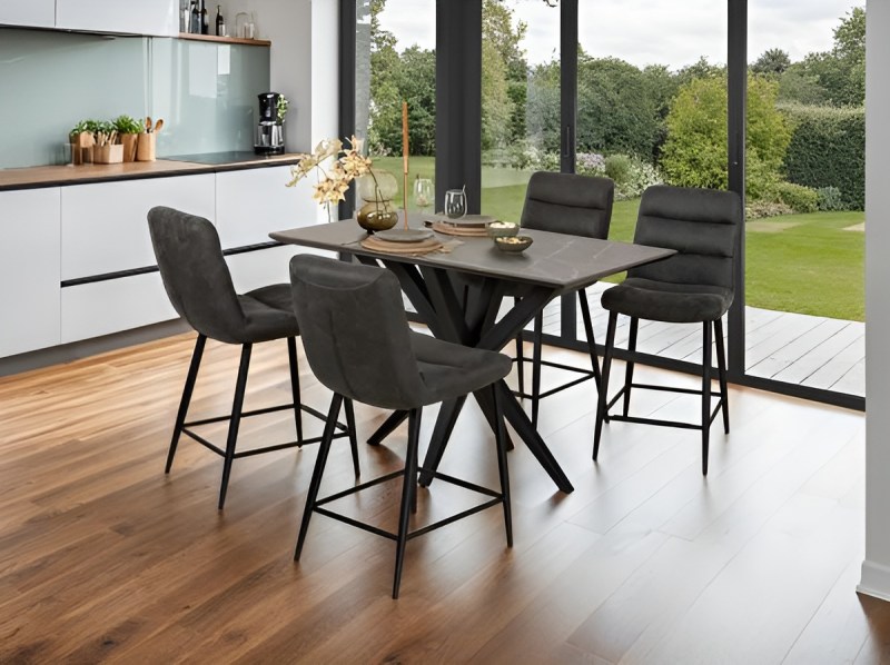 Neville W160 x D80cm Bar Table (Straight Version) by MaxFurn Neville W160 x D80cm Bar Table (Straight Version) by MaxFurn