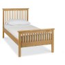 Atlanta Oak High Footend Bedframe (4 Sizes Available) by Bentley Designs