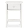 Ashby White 1 Drawer Nightstand by Bentley Designs