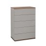 Panache 5 Drawer Tall & Wide Chest