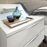 Onda White 2 Drawer Maxi Bedside by Camel Group