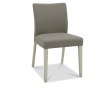 Bergen Grey Washed Upholstered Chair - Titanium Fabric (Pair)