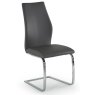 Elis Dining Chair (Grey & Chrome)