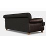 Nevis Petit Sofa (Hide with Harris Tweed Seat & Back Cushions) by Tetrad Harris Tweed