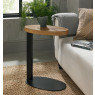 Ellipse Rustic Oak Oval Sofa Table by Bentley Designs