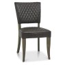 Logan Fumed Oak Upholstered Chairs (Old West Vintage Fabric)