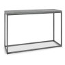 Renzo Zinc & Dark Grey Console Table by Bentley Designs