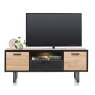 Avalon 150cm Lowboard with 2 Doors, 1 Drawer & 1 Niche (LED Lit)