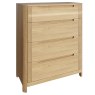 Luna Tall Chest of 4 Drawers by TCH