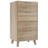 Como 4 Drawer Slim Chest by Bell & Stocchero