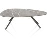 Minato 100 x 60cm Coffee Table (Light Grey Finish) by Habufa