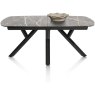 Minato 180-240 x 100cm Extending Oval Dining Table (Light Grey Finish) by Habufa Minato 180-240 x 100cm Extending Oval Dining Table (Light Grey Finish) by Habufa