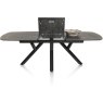 Minato 180-240 x 100cm Extending Oval Dining Table (Onyx Finish) by Habufa Minato 180-240 x 100cm Extending Oval Dining Table (Onyx Finish) by Habufa