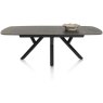 Minato 180-240 x 100cm Extending Oval Dining Table (Onyx Finish) by Habufa Minato 180-240 x 100cm Extending Oval Dining Table (Onyx Finish) by Habufa