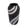 29.5cm Black White Ceramic Vase 29.5cm Black White Ceramic Vase