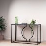 Aurora Black Metal Console Table Aurora Black Metal Console Table