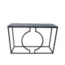 Aurora Black Metal Console Table Aurora Black Metal Console Table