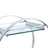 Chrome Metal Clear Glass Drink Trolley Chrome Metal Clear Glass Drink Trolley