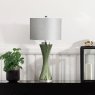 Green Twist Table Lamp 78cm Green Twist Table Lamp 78cm