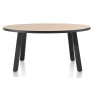 Avalox 130 x 110cm Fixed Rounded Dining Table by Habufa Avalox 130 x 110cm Fixed Rounded Dining Table by Habufa