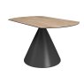 Fernando 85cm-136cm Ceramic Swivel Extending Dining Table (Oak Effect) Fernando 85cm-136cm Ceramic Swivel Extending Dining Table (Oak Effect)